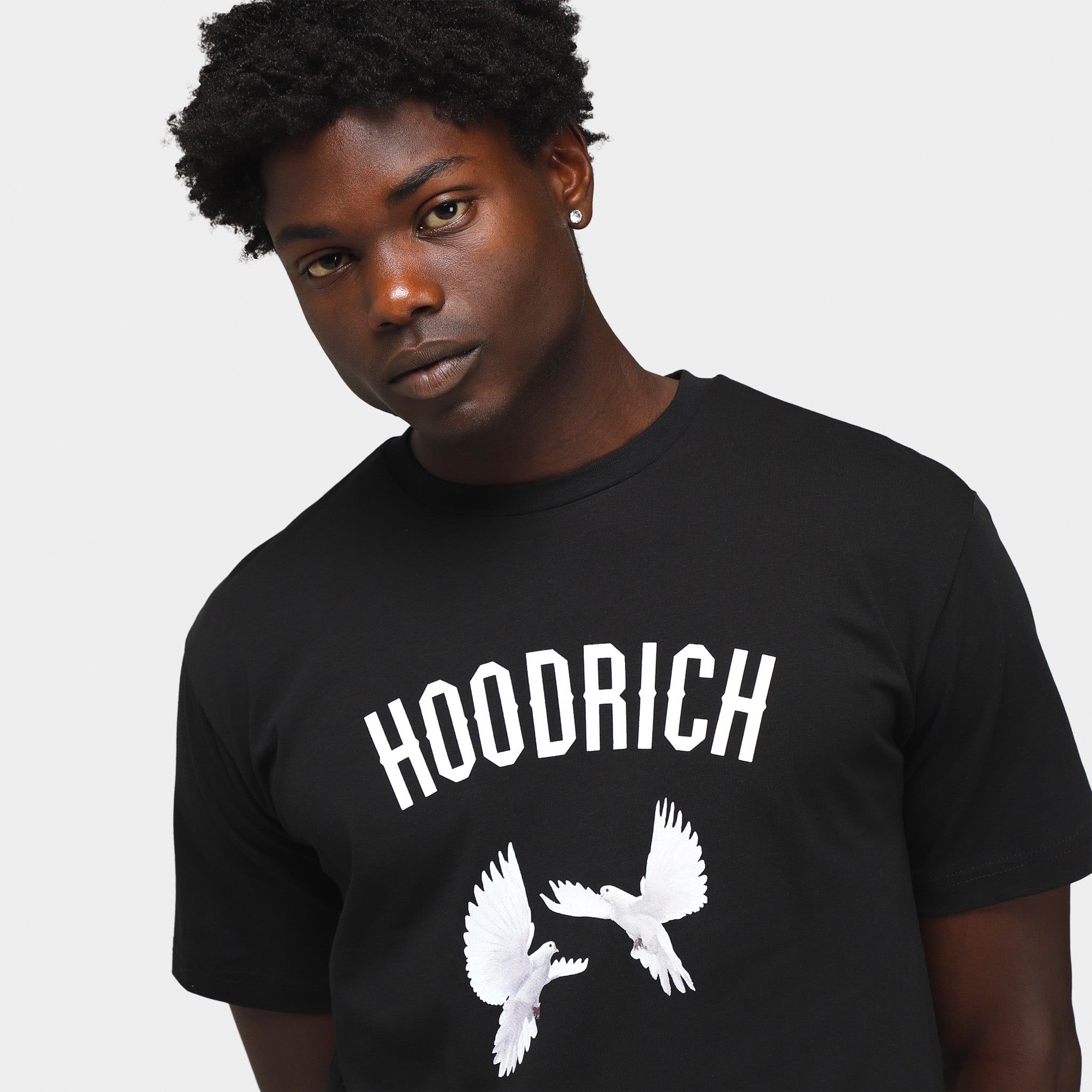 Hoodrich OG Take Flight V2 T-shirt Black / White - Flame sold by JD Sports product image thumbnail 3