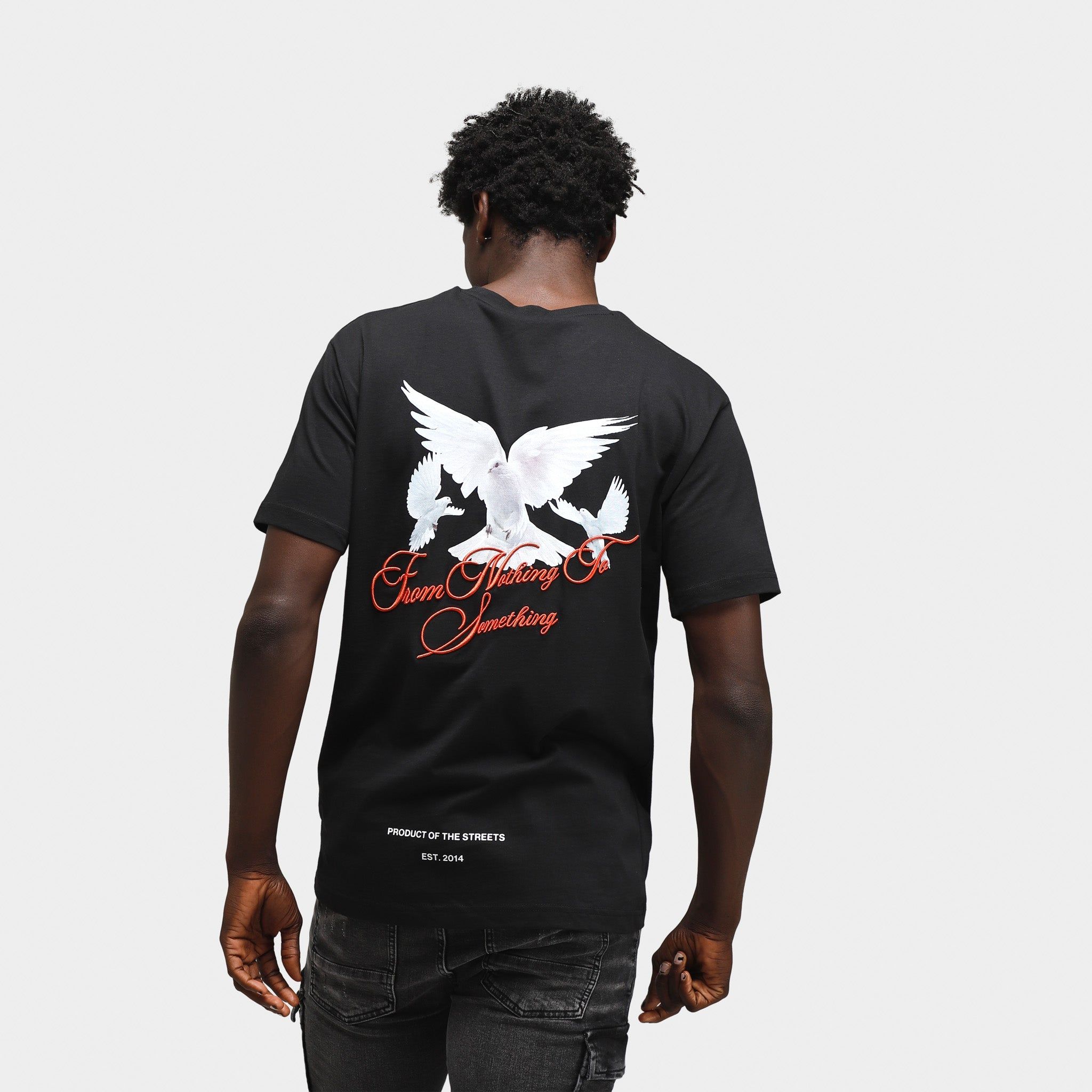 Hoodrich OG Take Flight V2 T-shirt Black / White - Flame sold by JD Sports product image thumbnail 2