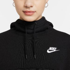 Nike Sportswear Women's Essential Fleece Pullover Hoodie Black / White sold by JD Sports