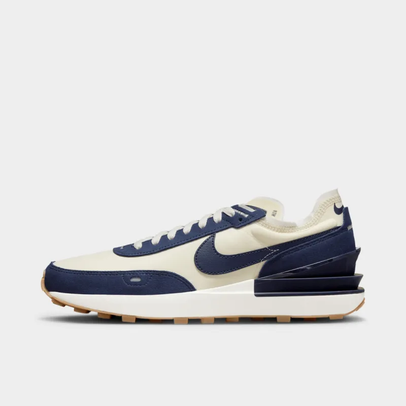 Nike Waffle One SE Coconut Milk / Midnight Navy sold by JD Sports