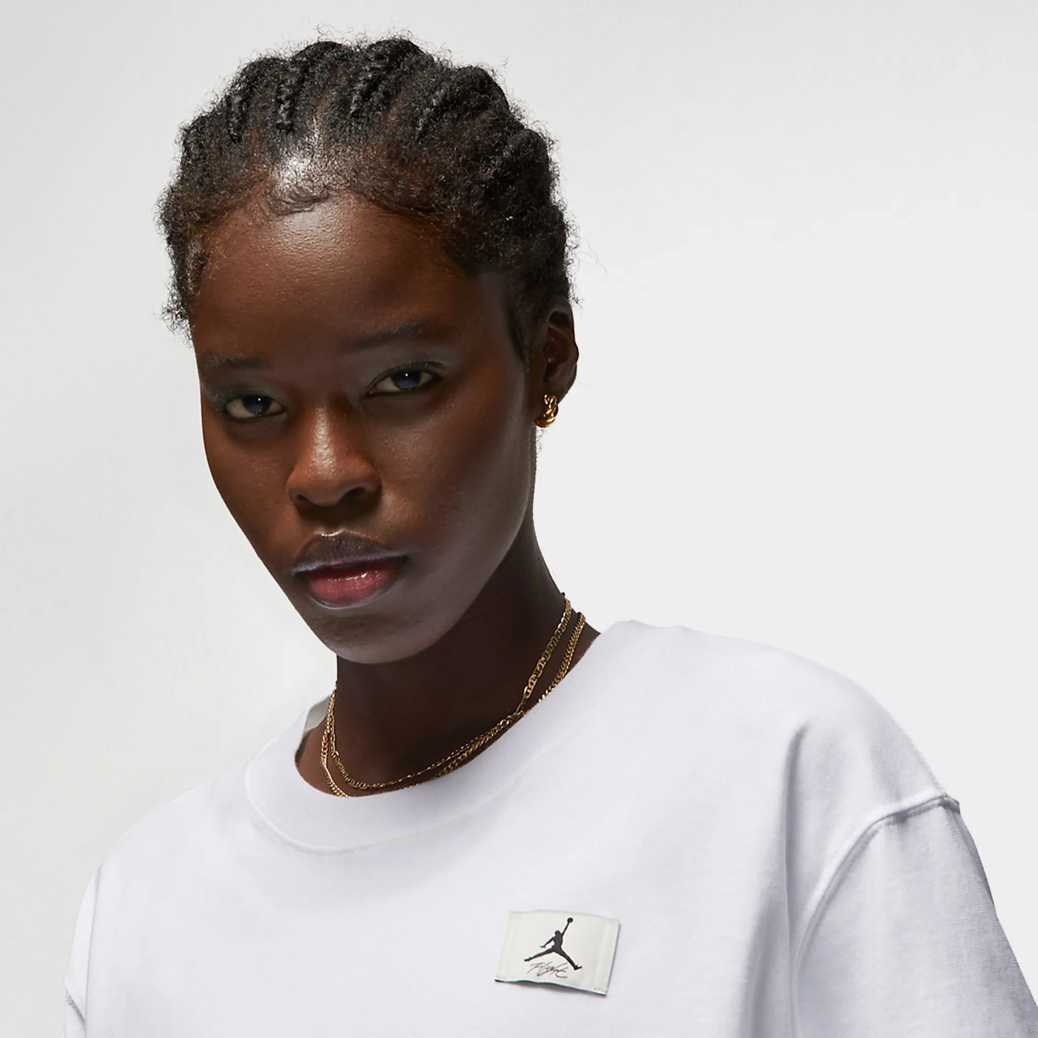 Jordan Women's Essential Boxy T-Shirt 2 / White sold by JD Sports product image thumbnail 3