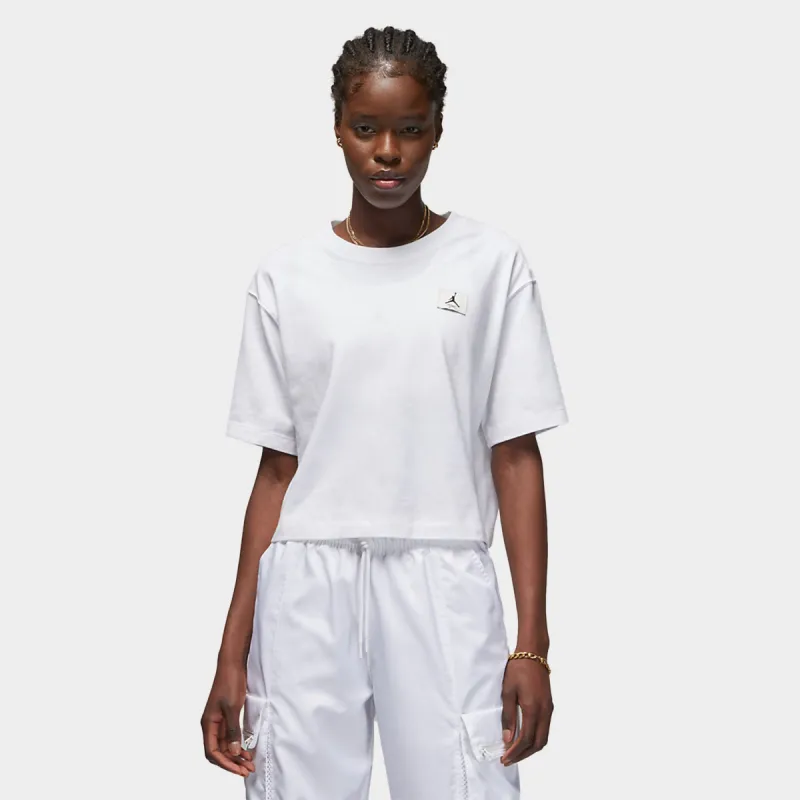 Jordan Women's Essential Boxy T-Shirt 2 / White sold by JD Sports