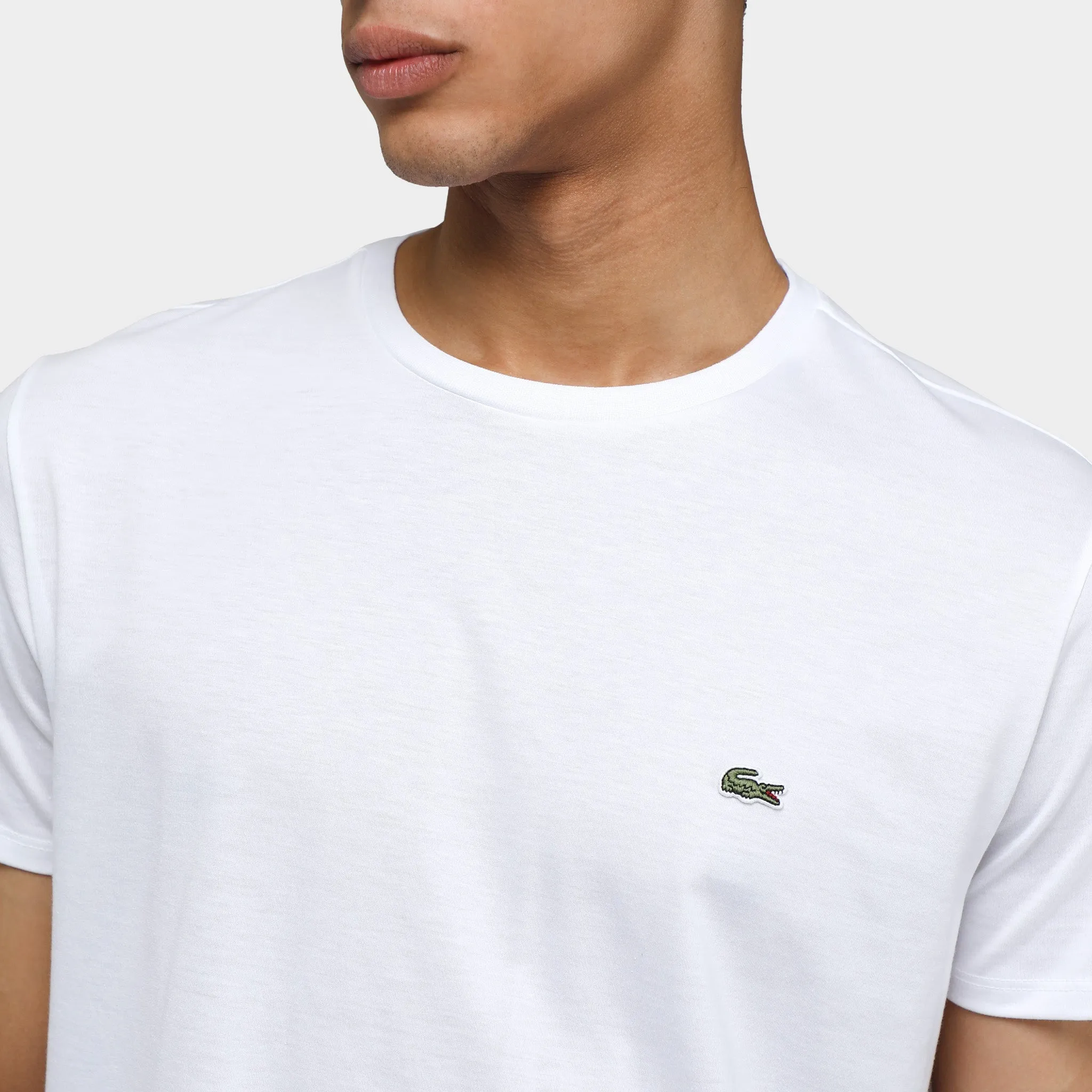 Lacoste Pima Cotton T-Shirt / White sold by JD Sports product image thumbnail 4