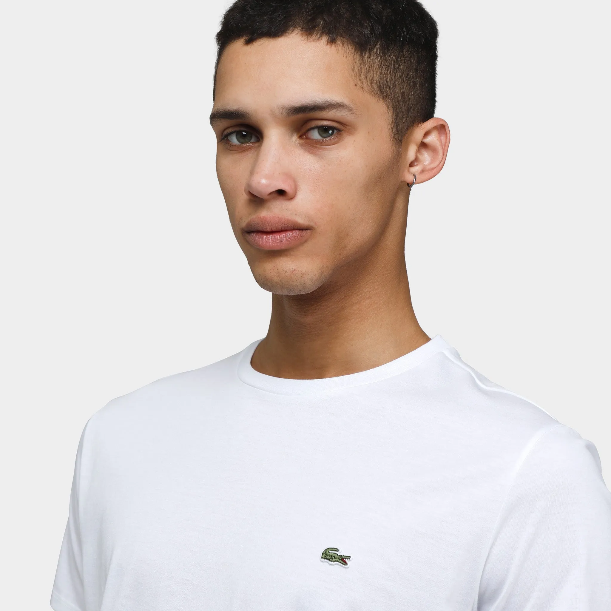 Lacoste Pima Cotton T-Shirt / White sold by JD Sports product image thumbnail 3