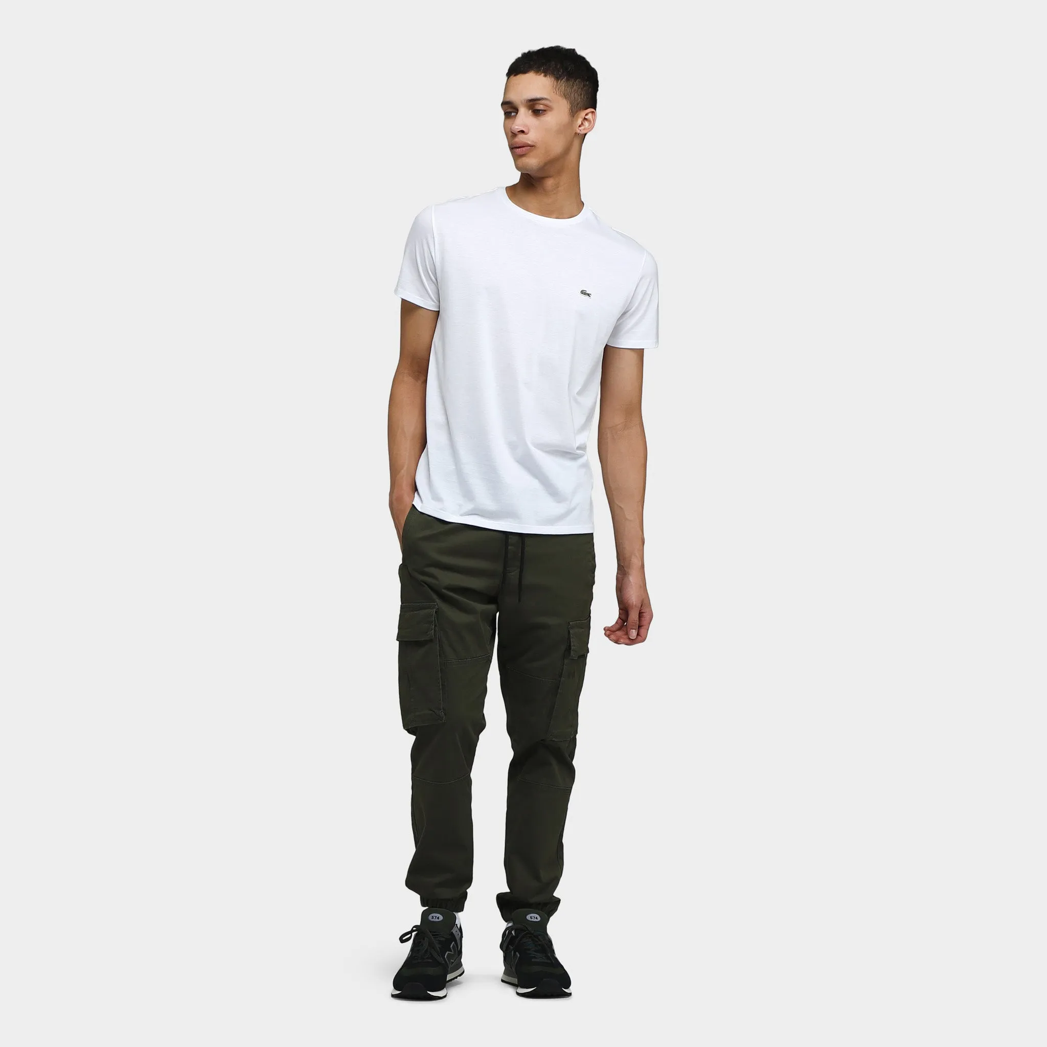 Lacoste Pima Cotton T-Shirt / White sold by JD Sports product image thumbnail 5