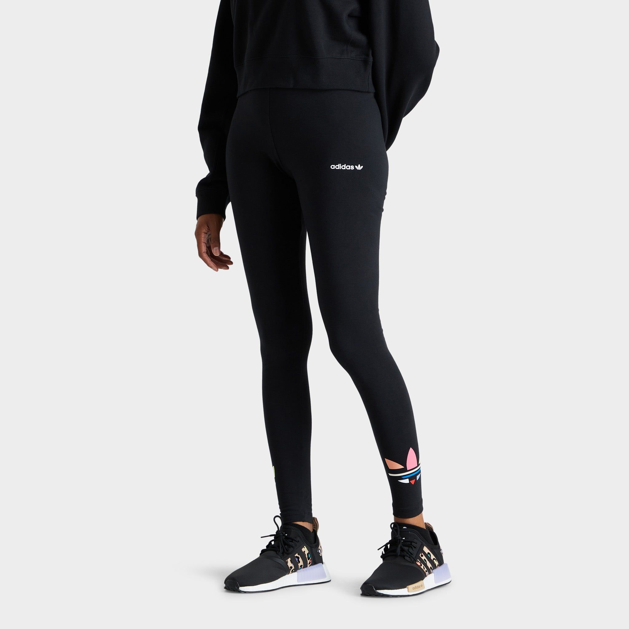 adidas Originals Women's Adicolor Shattered Trefoil Tights / Black sold by JD Sports product image thumbnail 3