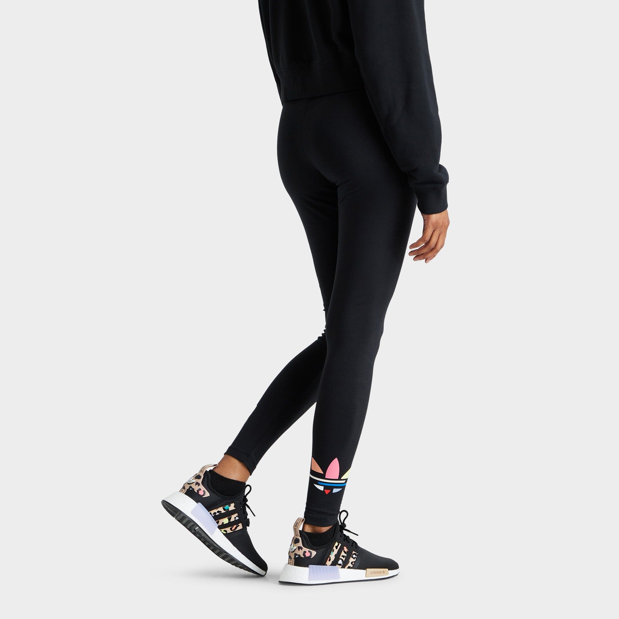 adidas Originals Women's Adicolor Shattered Trefoil Tights / Black sold by JD Sports product image thumbnail 6