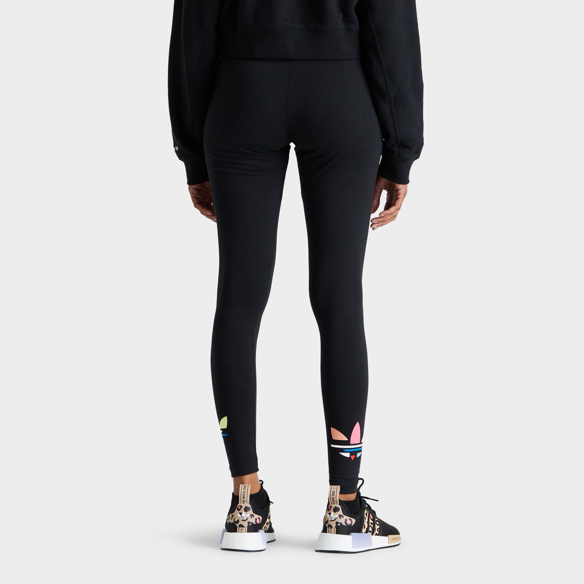 adidas Originals Women's Adicolor Shattered Trefoil Tights / Black sold by JD Sports product image thumbnail 2