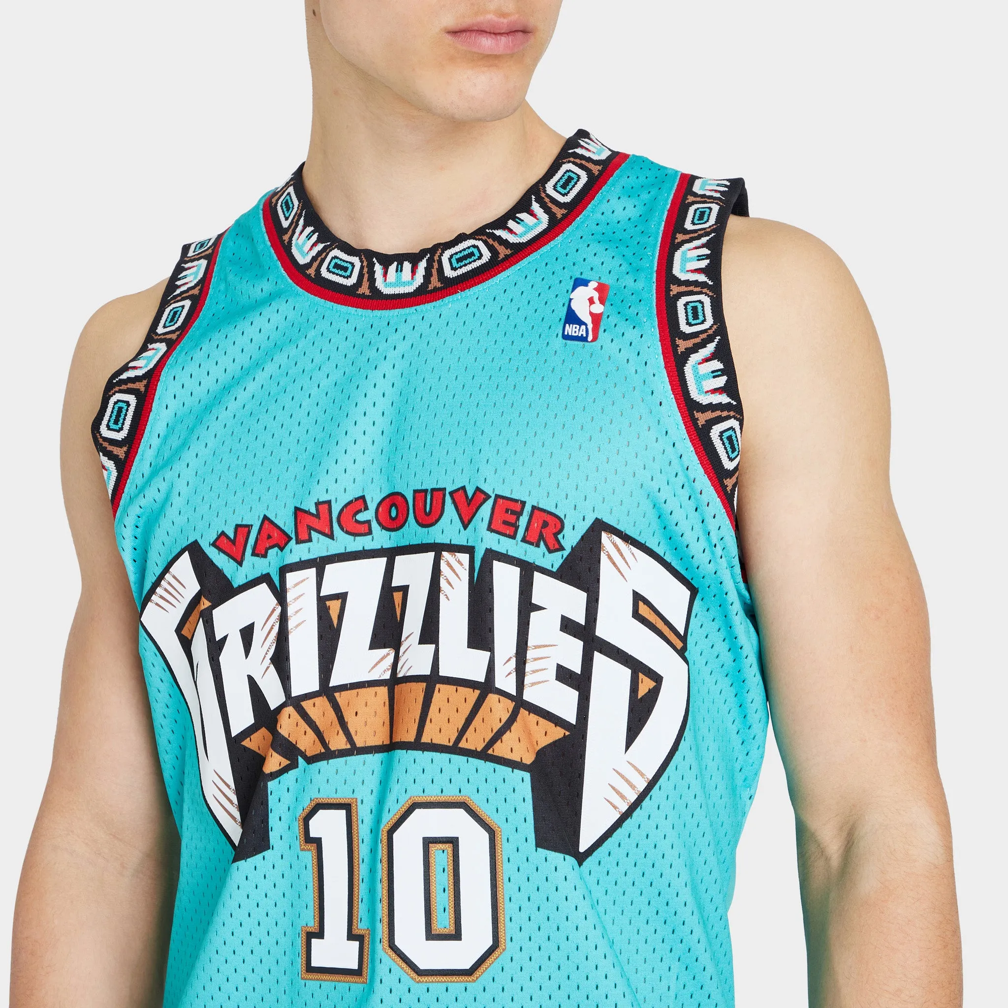 Mitchell & Ness NBA Vancouver Grizzlies Mike Bibby Swingman Jersey / Teal sold by JD Sports product image thumbnail 3