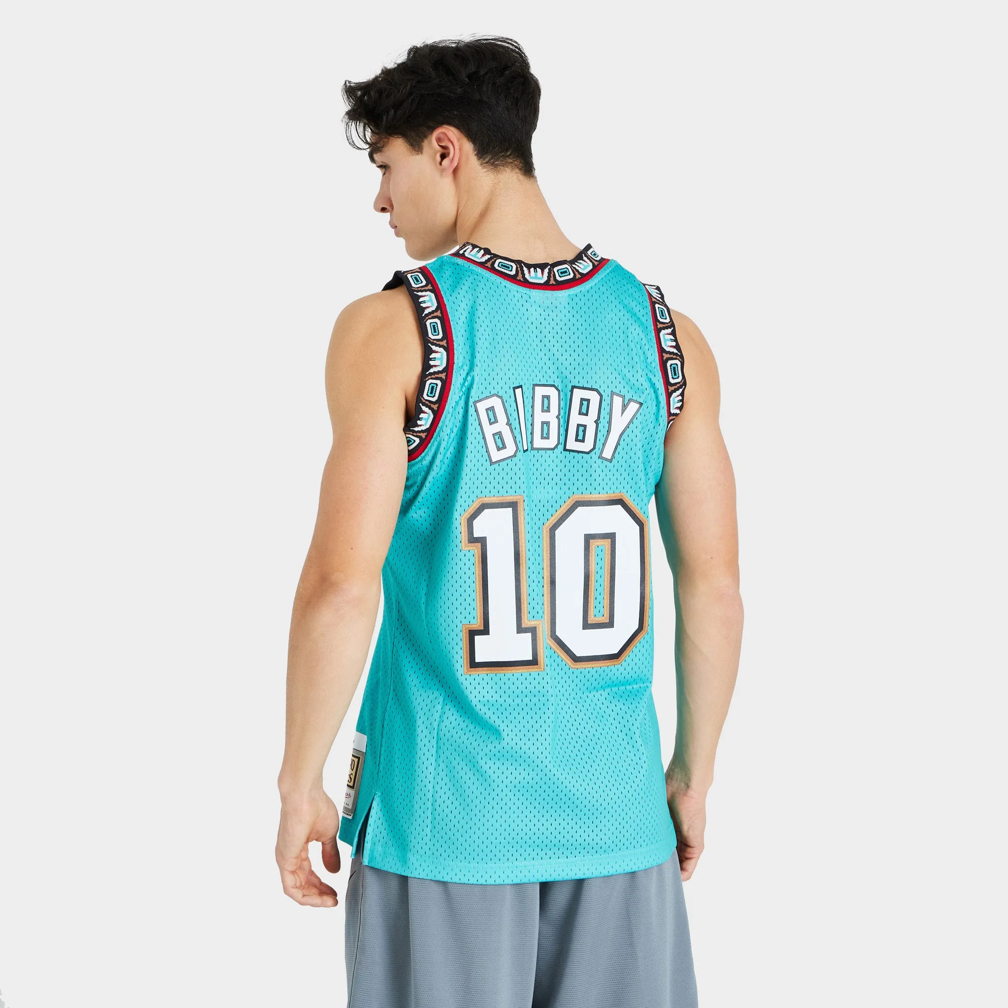 Mitchell & Ness NBA Vancouver Grizzlies Mike Bibby Swingman Jersey / Teal sold by JD Sports product image thumbnail 2