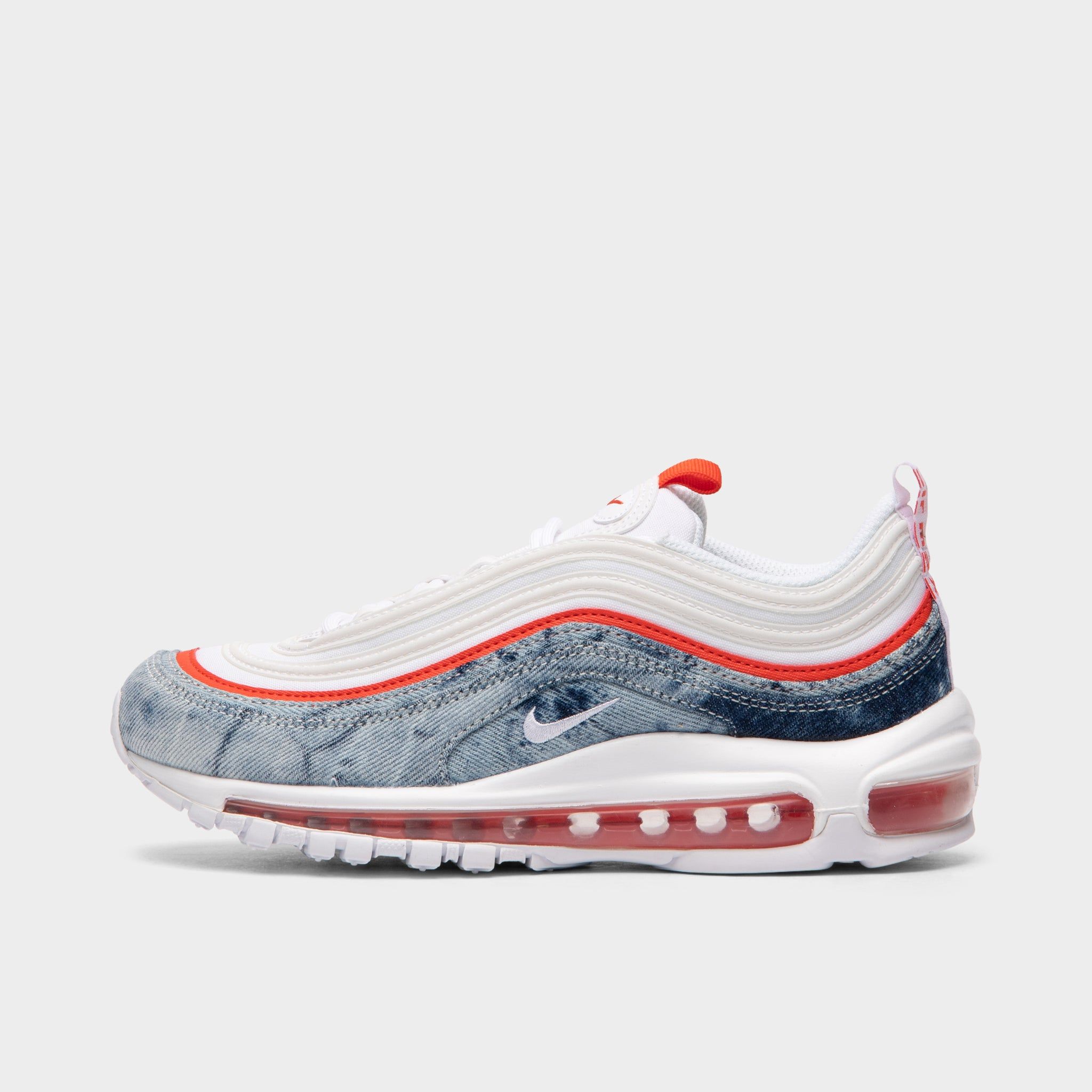 Nike Women's Air Max 97 Mulit-Colour / White - Habanero Red sold by JD Sports