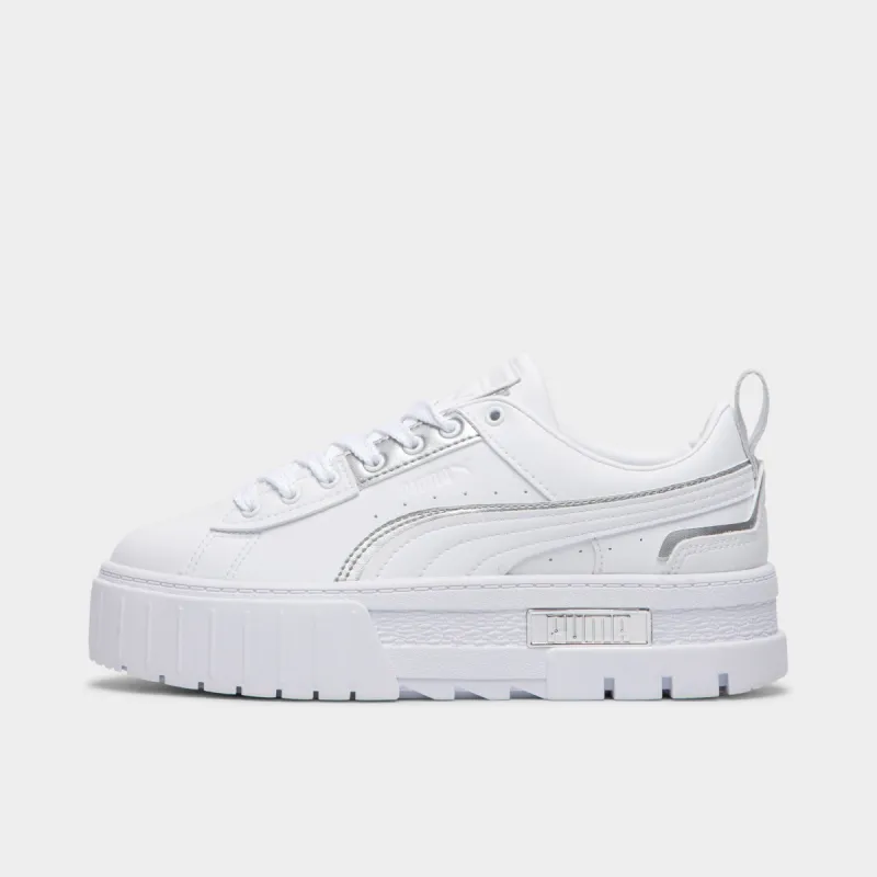 Puma Women's Mayze Metallic Puma White / Puma Silver sold by JD Sports