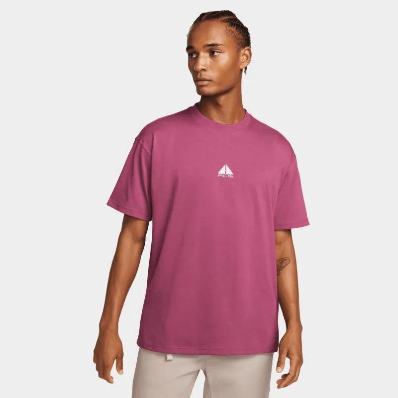 Nike ACG T-Shirt Rosewood / Rush Fuschia - Summit White sold by JD Sports