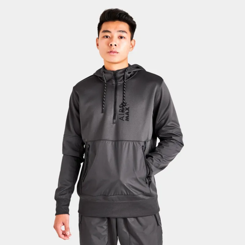 Nike Sportswear Air Max Graphic Half-Zip Hoodie Medium Ash / Black - Black sold by JD Sports