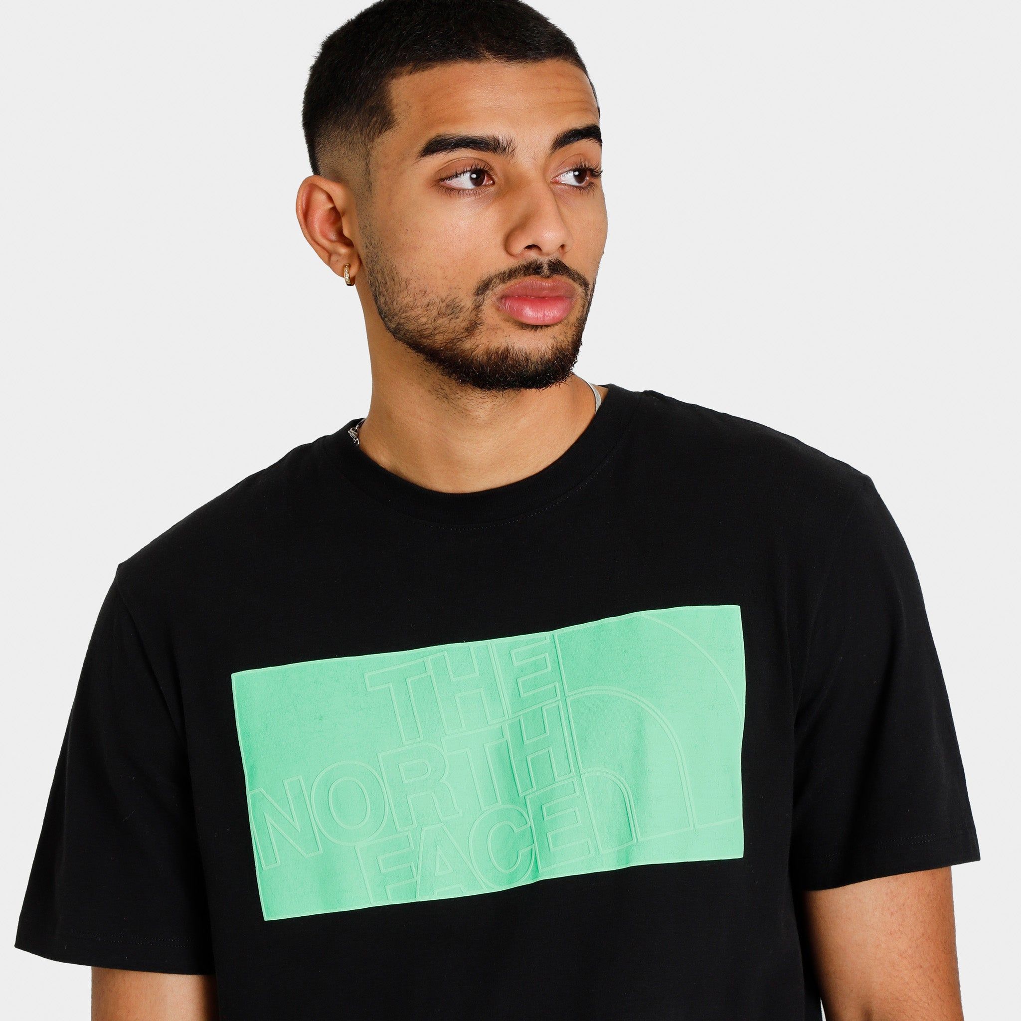The North Face Graphic Injection T-shirt TNF Black / Chlorophyll Green sold by JD Sports product image thumbnail 3
