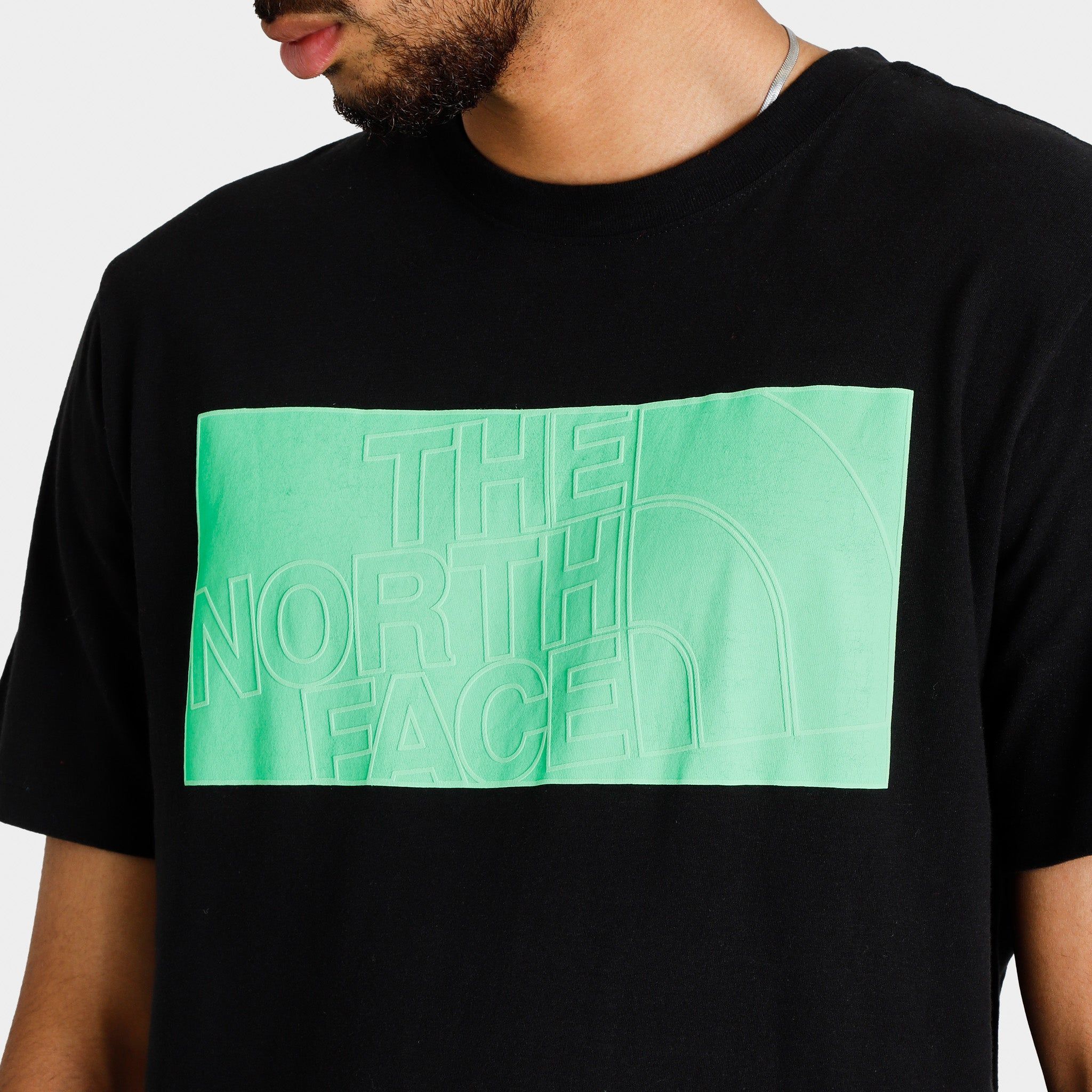 The North Face Graphic Injection T-shirt TNF Black / Chlorophyll Green sold by JD Sports product image thumbnail 4