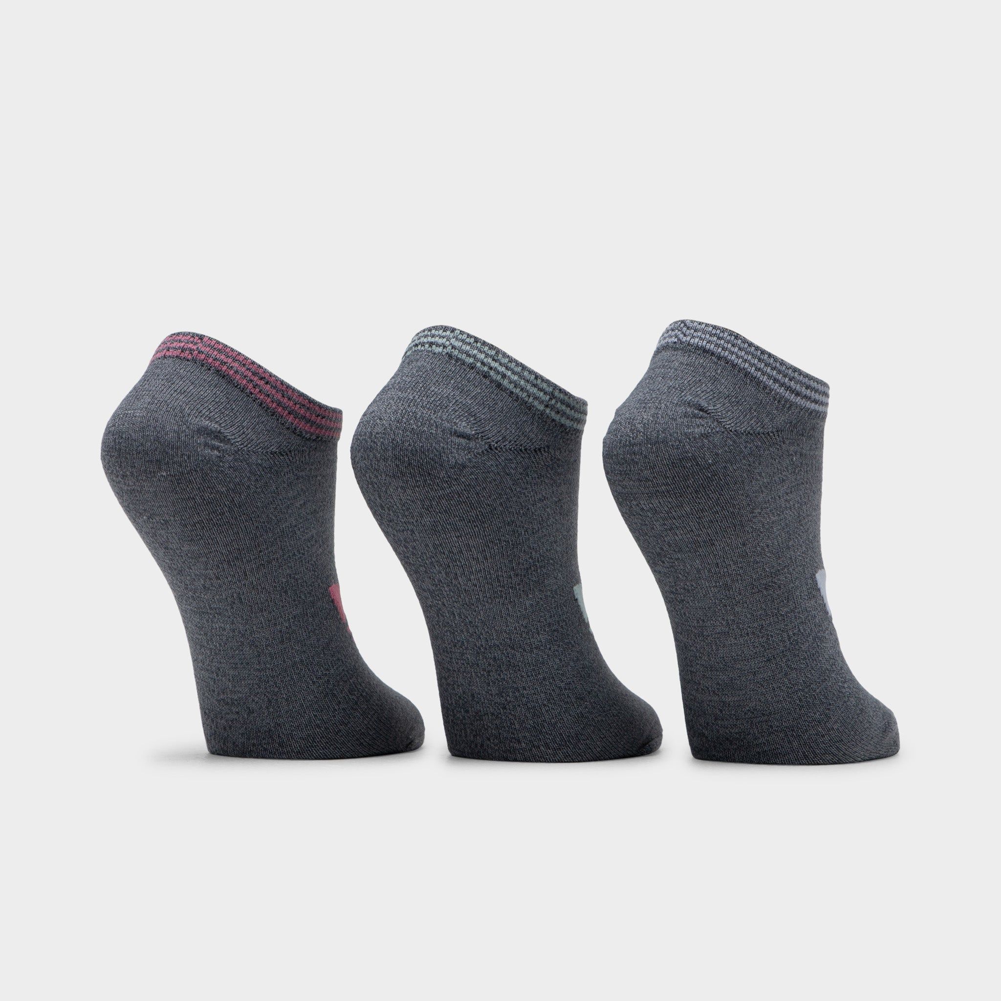 adidas Originals Women's Trefoil No Show Socks - 6 Pack Onix / Halo Mint - Black sold by JD Sports product image thumbnail 5