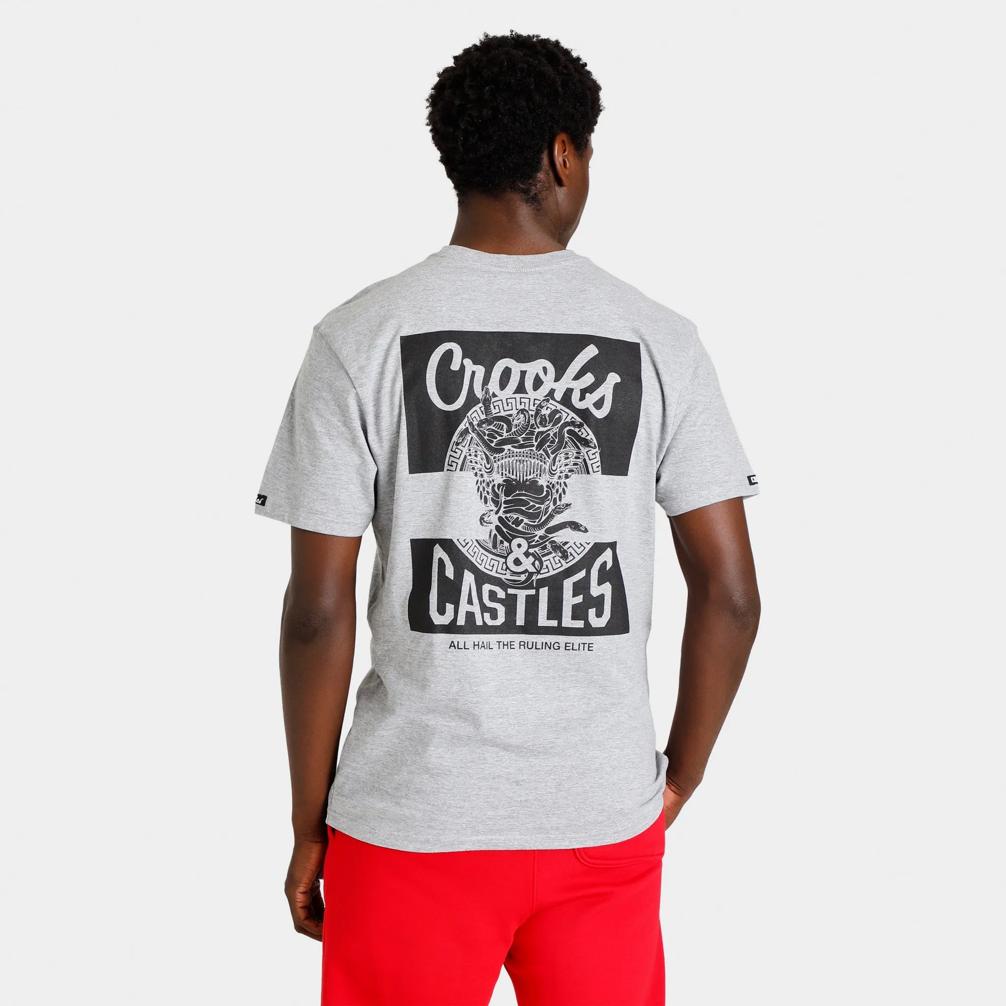 Crooks & Castles Tonal Mad T-shirt / Heather Grey sold by JD Sports product image thumbnail 2