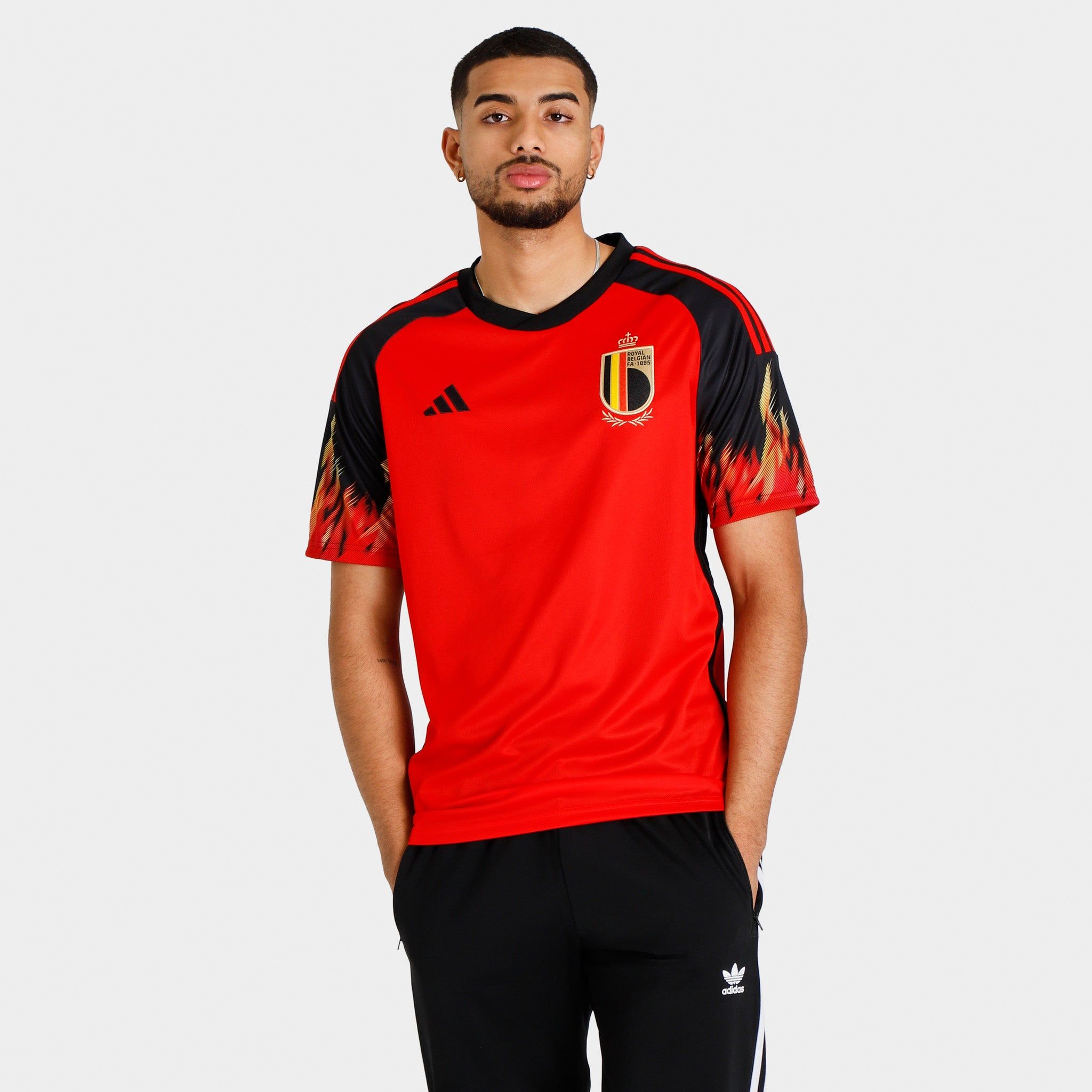 adidas Belgium 22 Home Jersey Red / Black sold by JD Sports