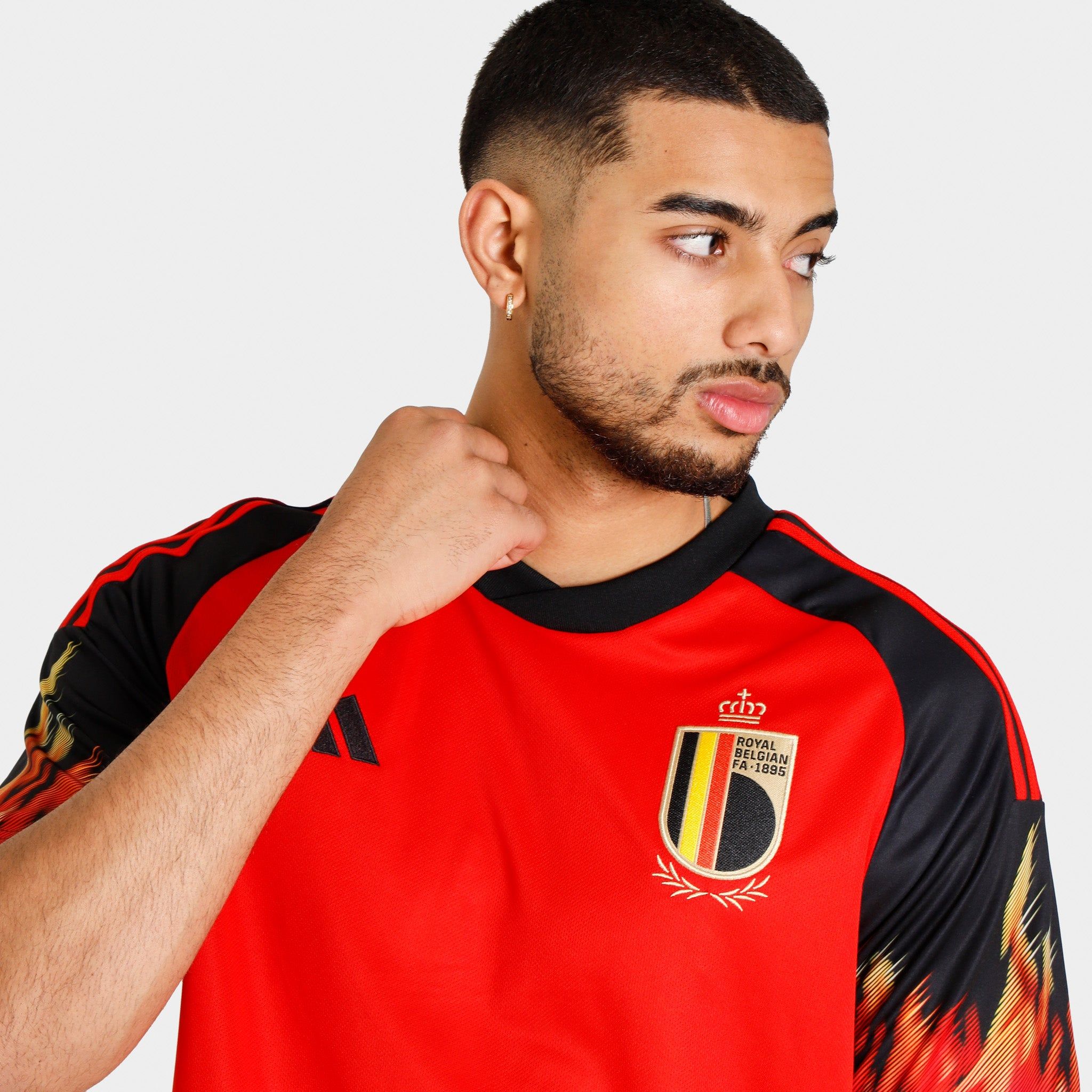 adidas Belgium 22 Home Jersey Red / Black sold by JD Sports product image thumbnail 3