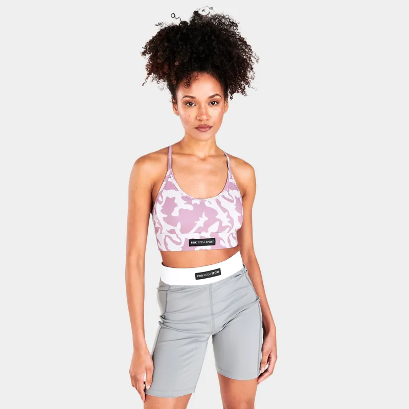 Pink Soda Sport Women’s Haze Hue Bra / Purple sold by JD Sports