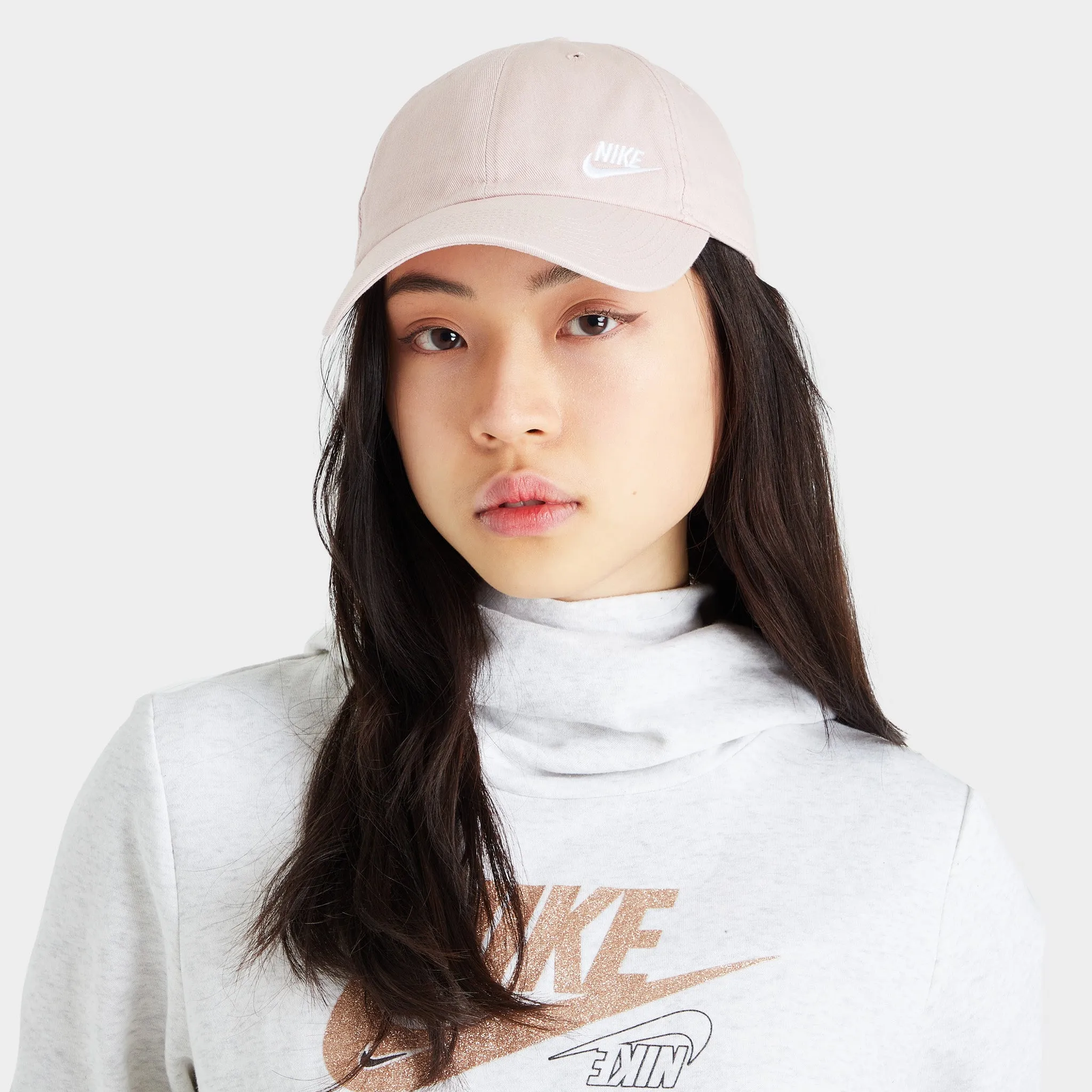 Nike Sportswear Heritage86 Cap Pink Oxford / Pink Oxford - White sold by JD Sports