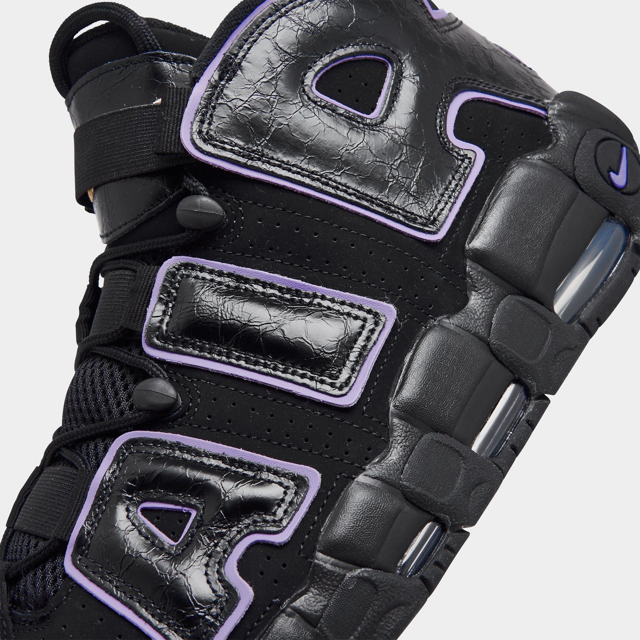 Nike Air More Uptempo '96 Black / Action Grape - White sold by JD Sports product image thumbnail 3