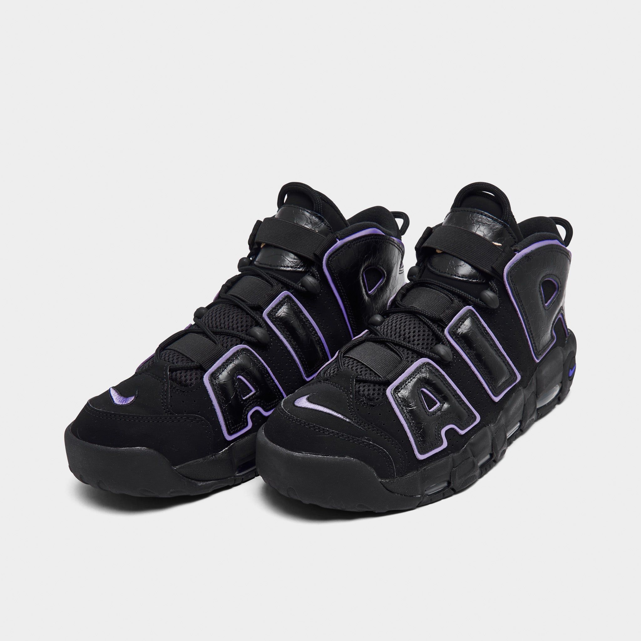 Nike Air More Uptempo '96 Black / Action Grape - White sold by JD Sports product image thumbnail 2
