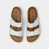 Birkenstock Women's Arizona Soft Footbed / White Leather sold by JD Sports