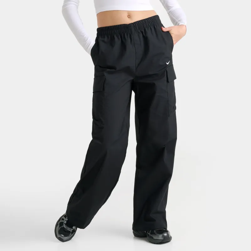 Nike Sportswear Women's Mid-Rise Cargo Pants Black / White made by Nike