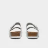 Birkenstock Women's Arizona Soft Footbed / White Leather sold by JD Sports