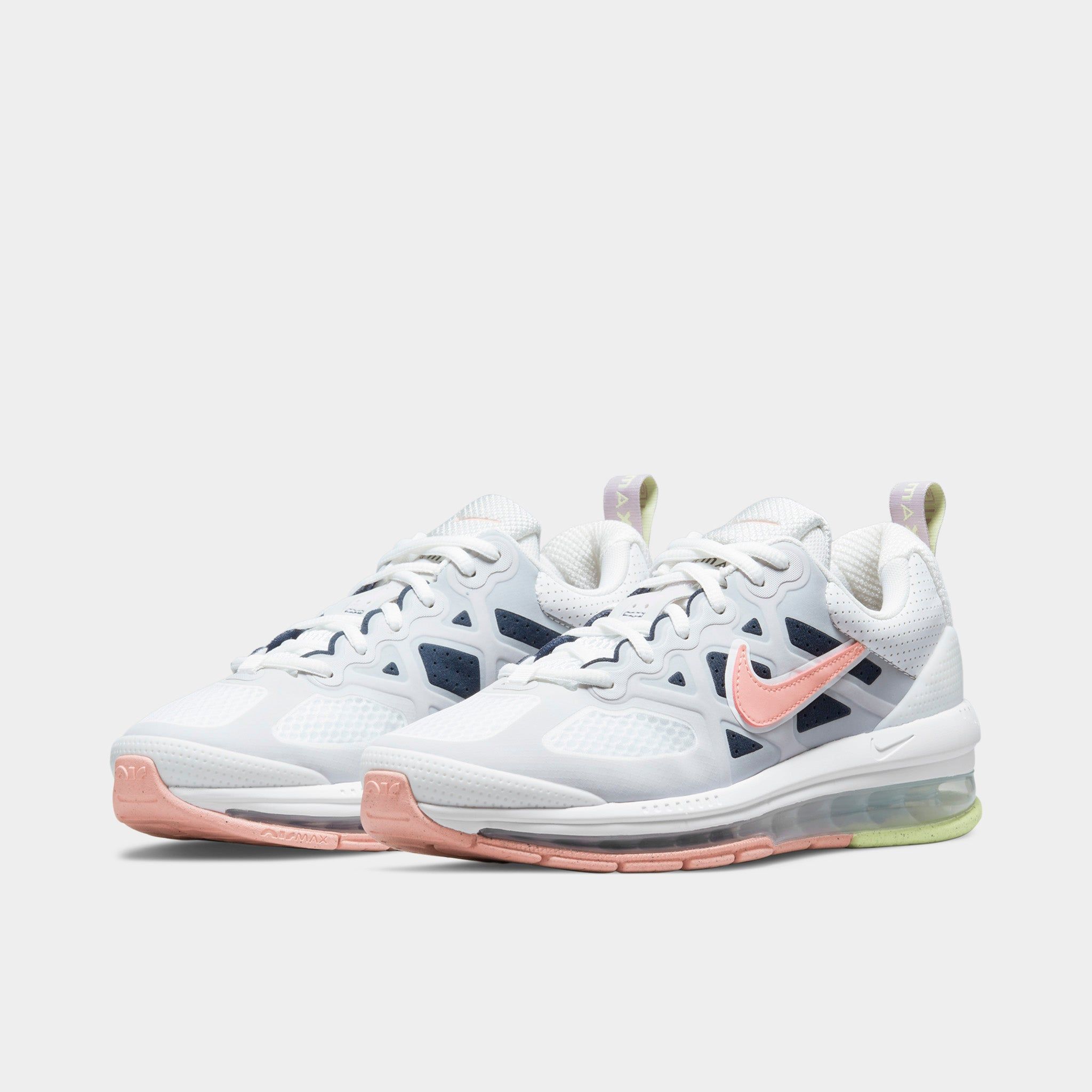 Nike Women's Air Max Genome Summit White / Crimson Bliss - Grey Fog sold by JD Sports product image thumbnail 2