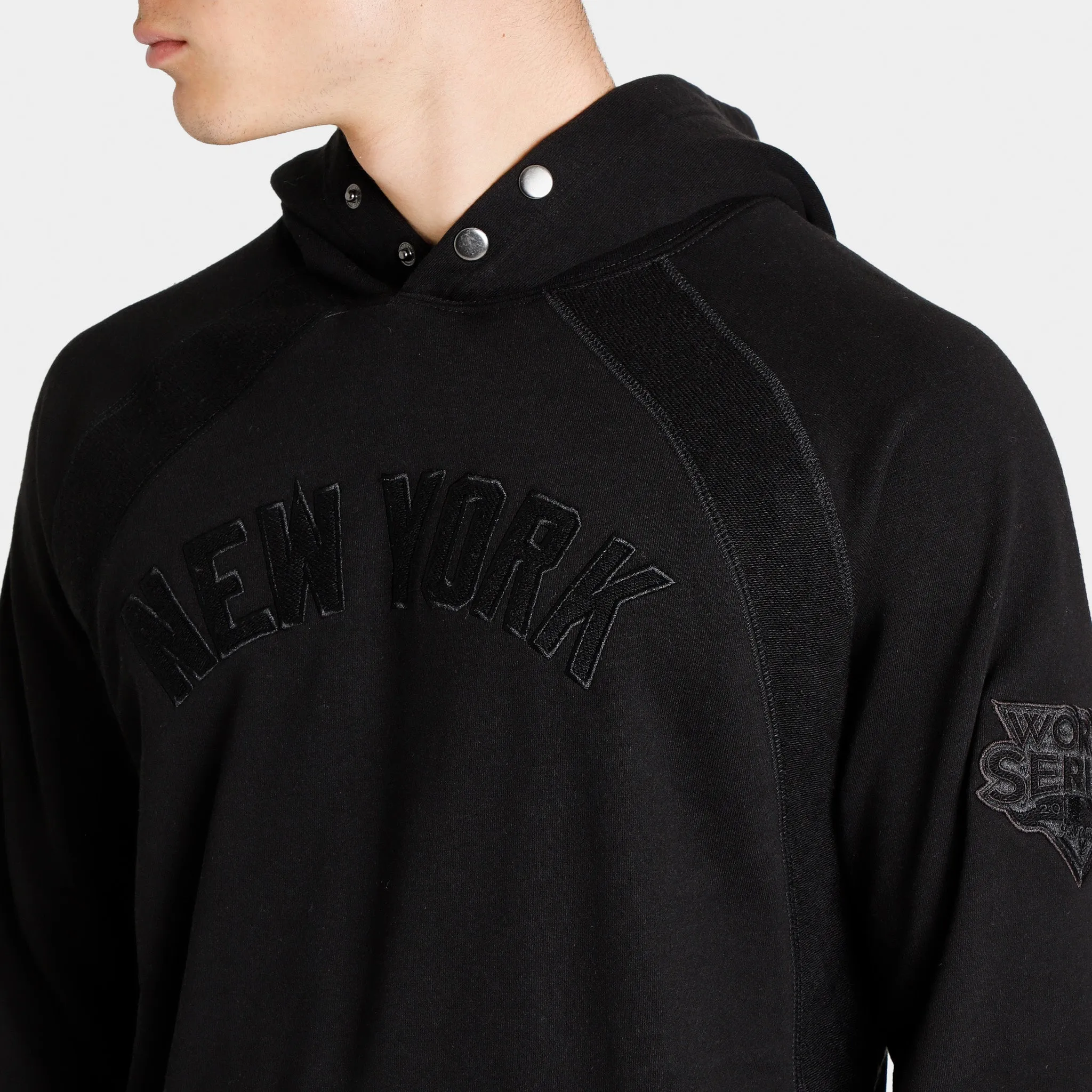 New Era New York Yankees Block Letter Pullover Hoodie / Black sold by JD Sports product image thumbnail 3