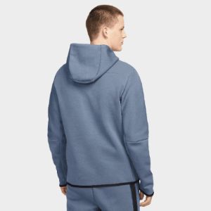 Nike Sportswear Tech Fleece Full-Zip Hoodie Diffused Blue / Black sold by JD Sports