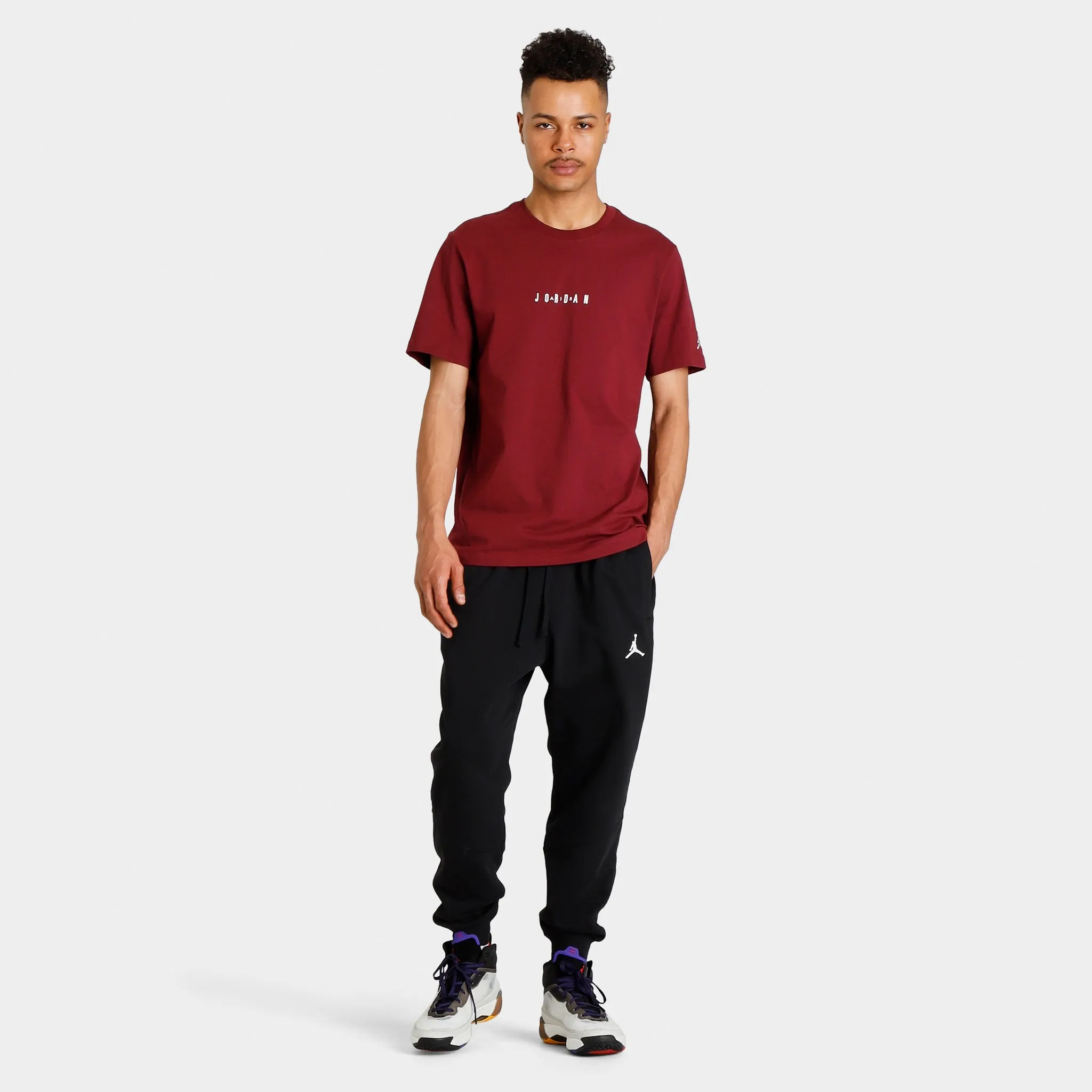 Jordan Dri-FIT Sport Crossover Fleece Pants Black / White sold by JD Sports product image thumbnail 2