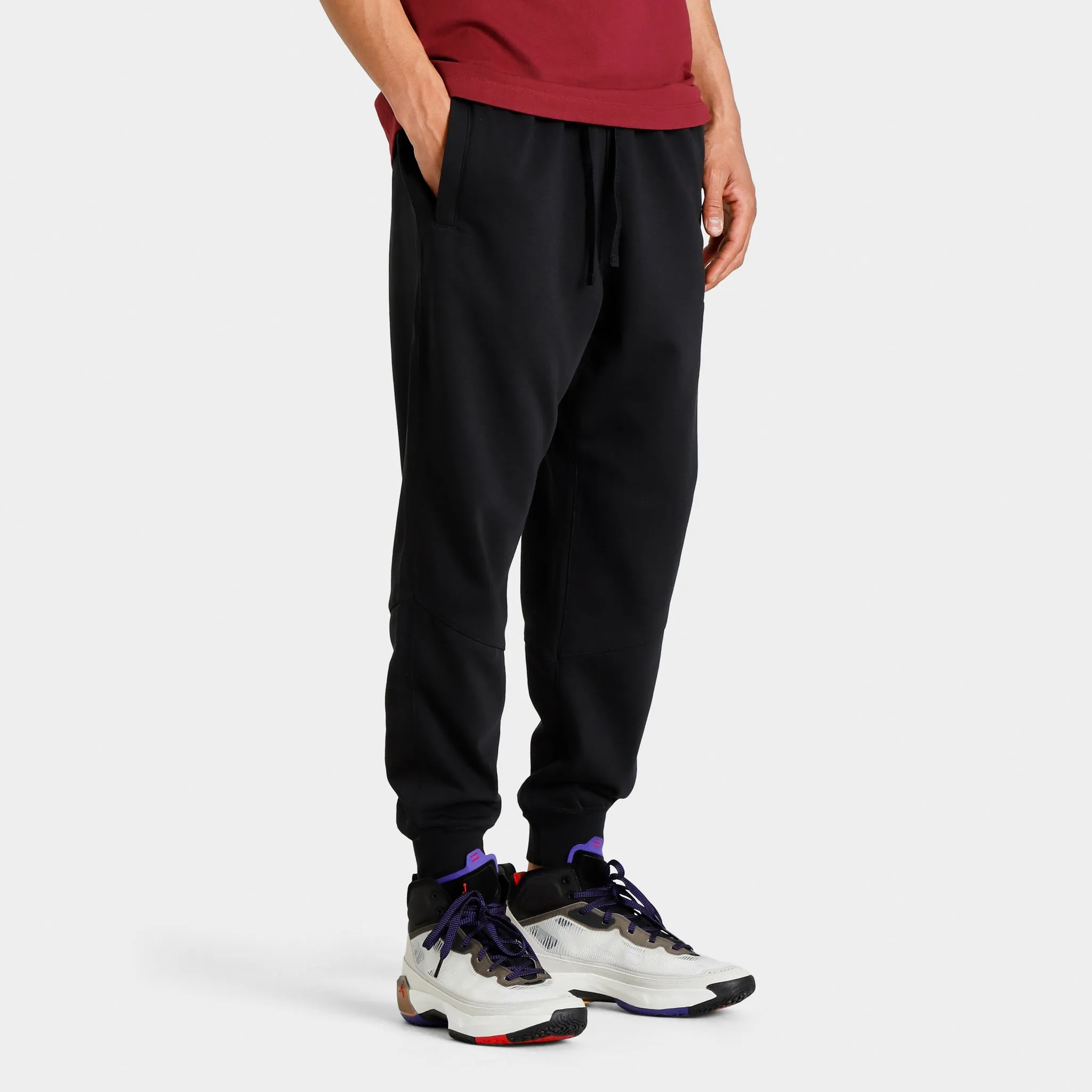 Jordan Dri-FIT Sport Crossover Fleece Pants Black / White sold by JD Sports product image thumbnail 5