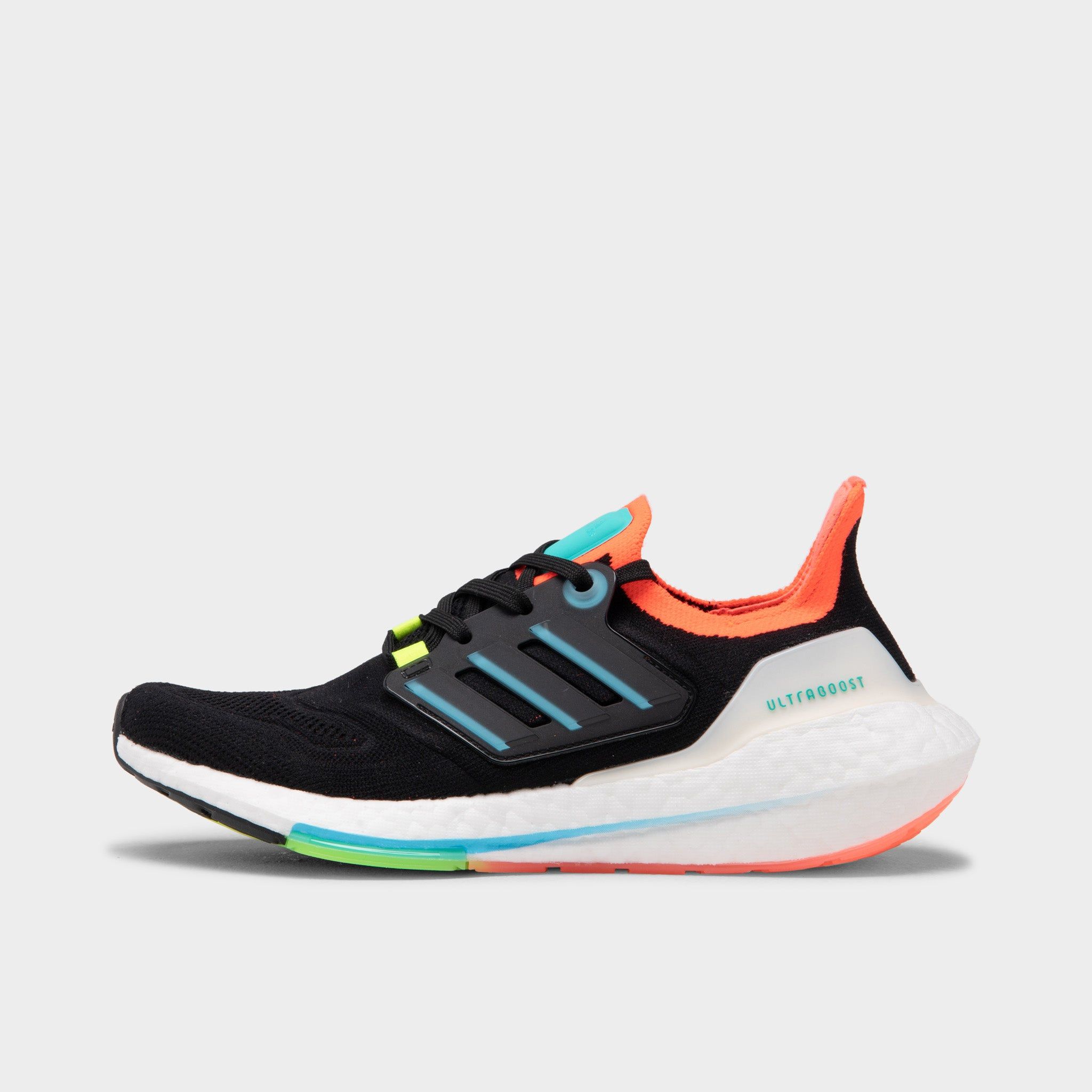 adidas Women's Ultraboost 22 Core Black / Sky Rush - Turbo sold by JD Sports