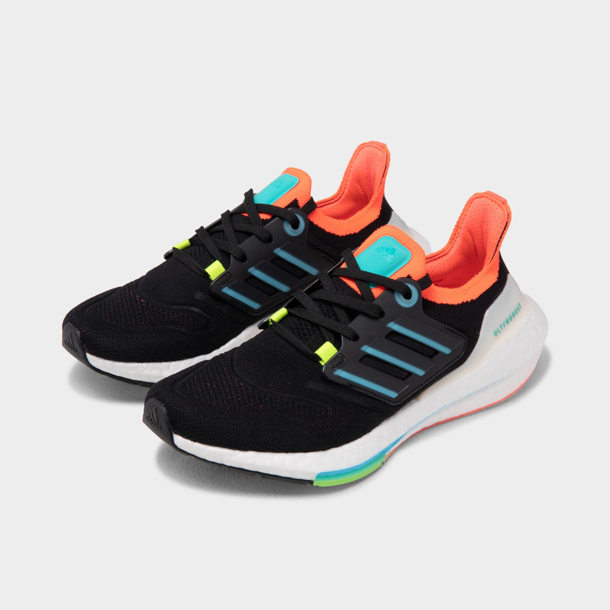 adidas Women's Ultraboost 22 Core Black / Sky Rush - Turbo sold by JD Sports product image thumbnail 2