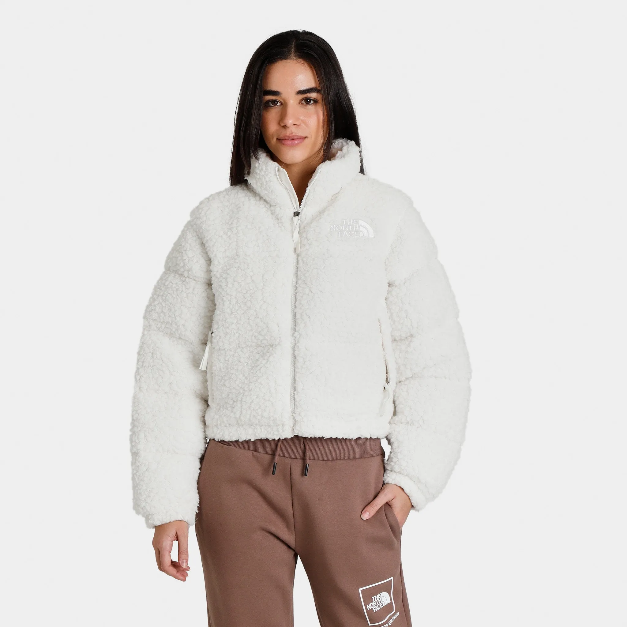 The North Face Women's High Pile Nuptse Jacket / Gardenia White sold by JD Sports