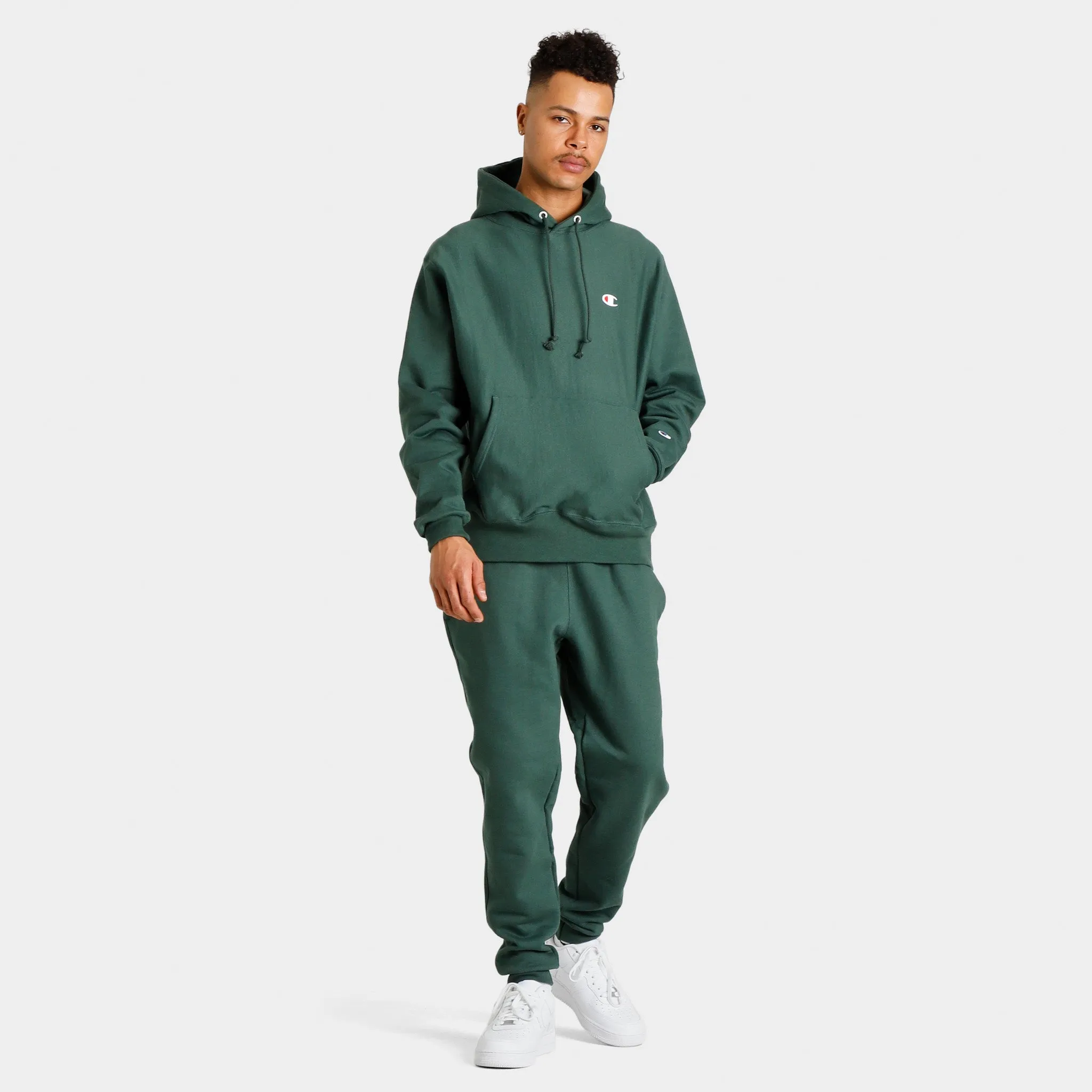 Champion Reverse Weave Joggers / Dark Green 014 sold by JD Sports