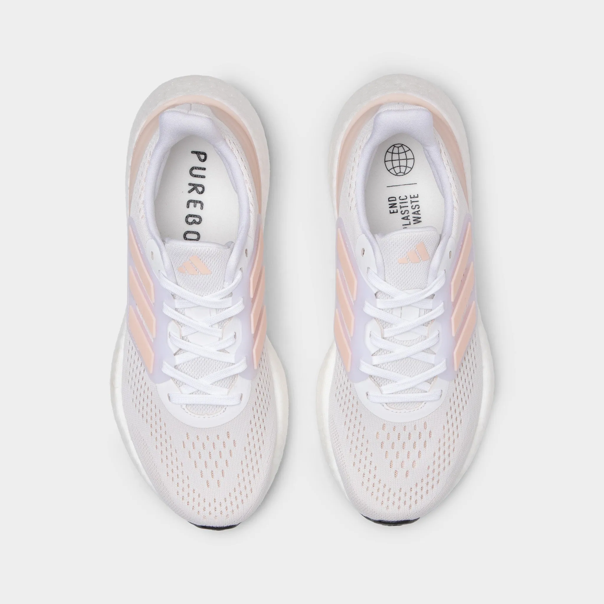 adidas Women's Pureboost 23 Cloud White / Wonder Quartz - Core Black sold by JD Sports product image thumbnail 5