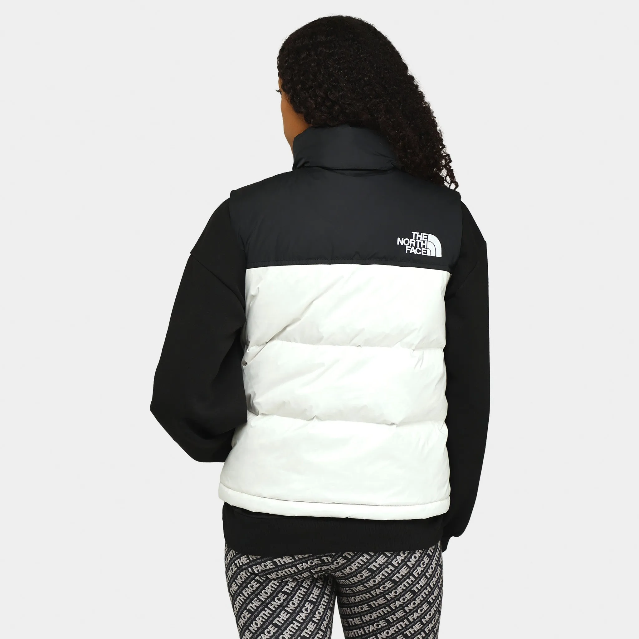 The North Face Women's 1996 Retro Nuptse Vest Gardenia White / Black sold by JD Sports product image thumbnail 2