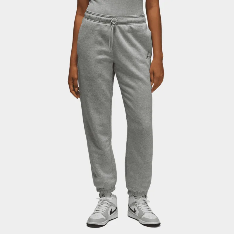 Jordan Women's Brooklyn Fleece Pants Dark Grey Heather / White sold by JD Sports