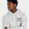 Crooks & Castles Reverse Core Logo Pullover Hoodie / Heather Grey sold by JD Sports