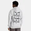 Crooks & Castles Reverse Core Logo Pullover Hoodie / Heather Grey sold by JD Sports