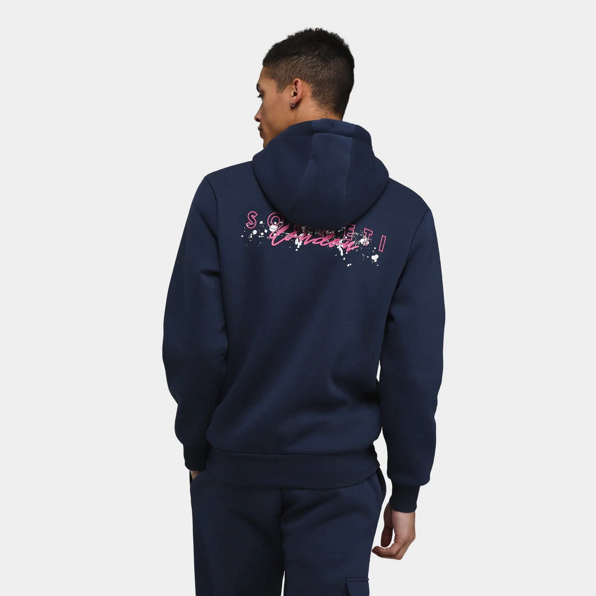 Sonneti Stack Logo Pullover Hoodie / Mood Indigo sold by JD Sports product image thumbnail 2