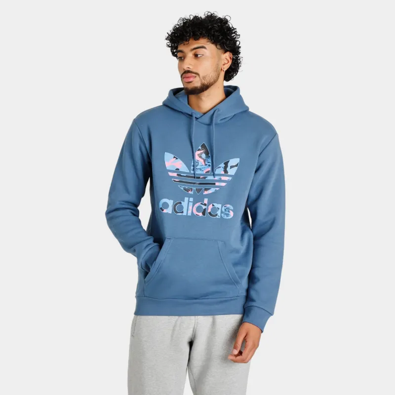 adidas Originals Camo Series Infill Pullover Hoodie / Wonder Steel sold by JD Sports