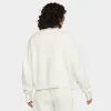 Nike Sportswear Women's Phoenix Fleece Over-Oversized Crewneck Sail / Black sold by JD Sports