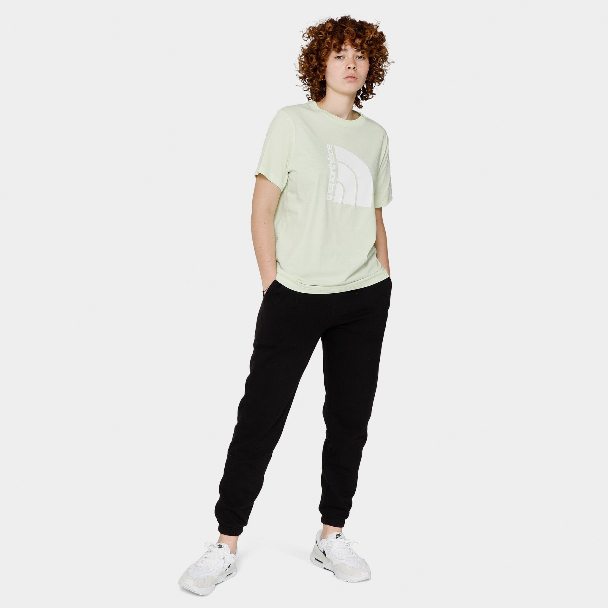 The North Face Women's Jumbo Half Dome T-shirt Lime Cream / TNF White sold by JD Sports product image thumbnail 5