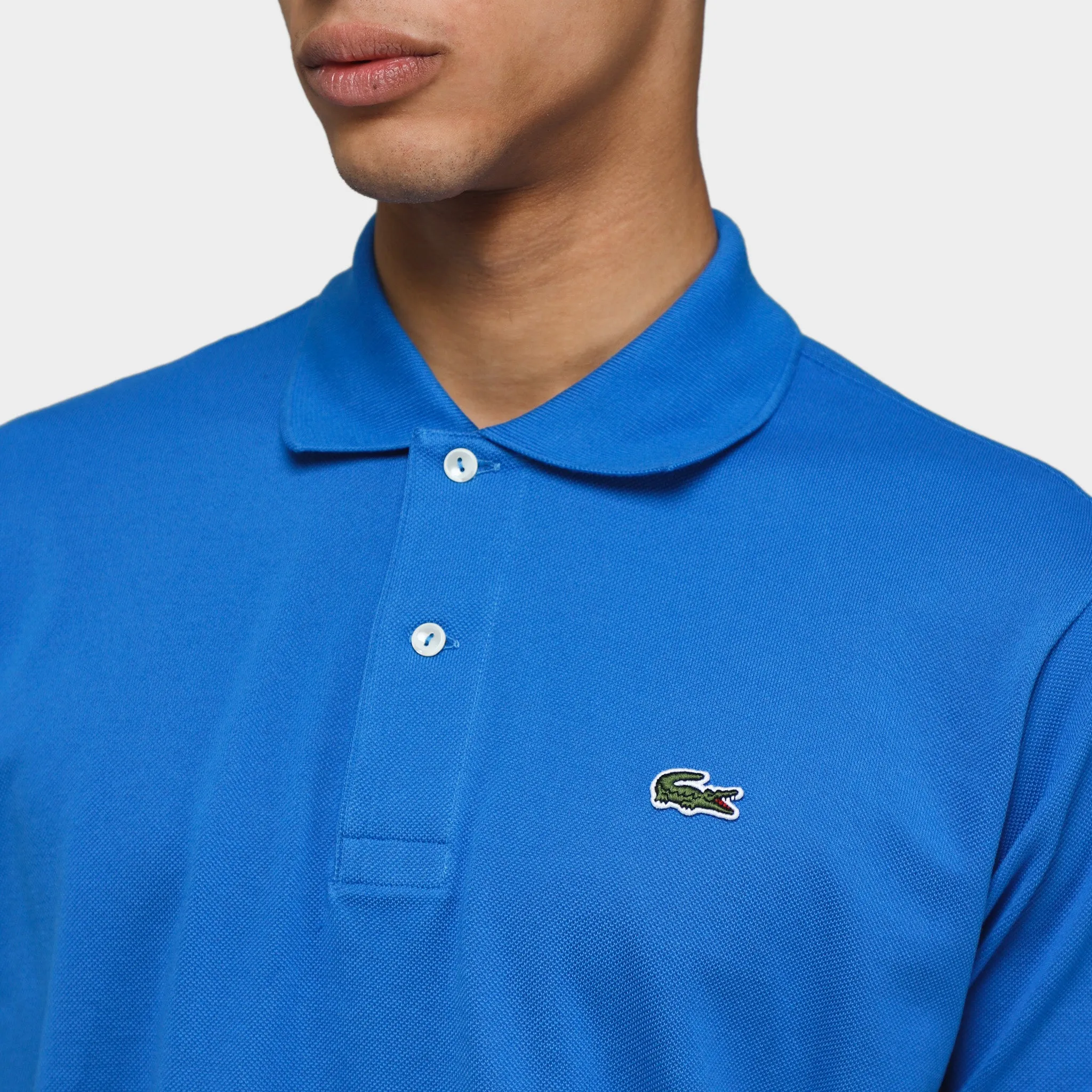 Lacoste Original L.12.12 Petit Pique Cotton Polo Shirt / Blue sold by JD Sports product image thumbnail 4